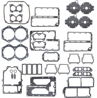 Johnson Evinrude V4 Crossflow - Power Head Gasket Set Kits for  1977-1998 391300 389556 18-4033 - 439085 -RCMA